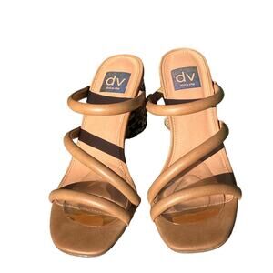 Dolce Vita Snakeskin Heeled Strappy Sandals Size 9